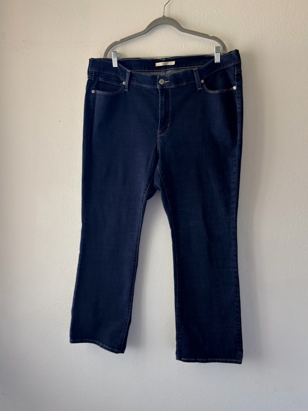 Levi's Dark Indigo Straight-Leg Women’s Jeans